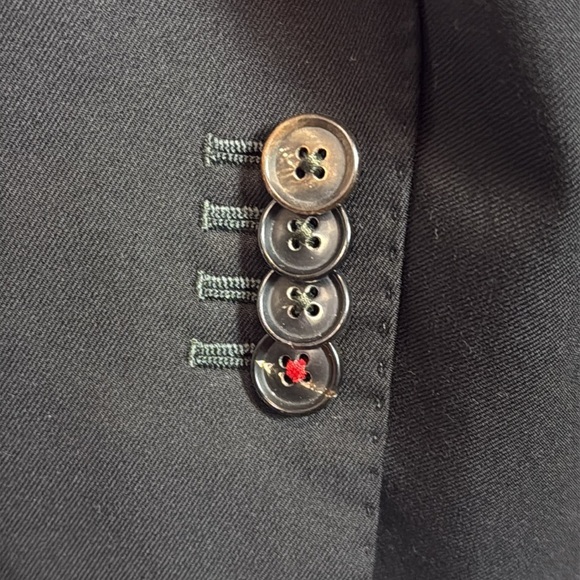 Suitsupply Sienna Single Breasted Classic Black Blazer with Red Lining - Picture 4 of 10